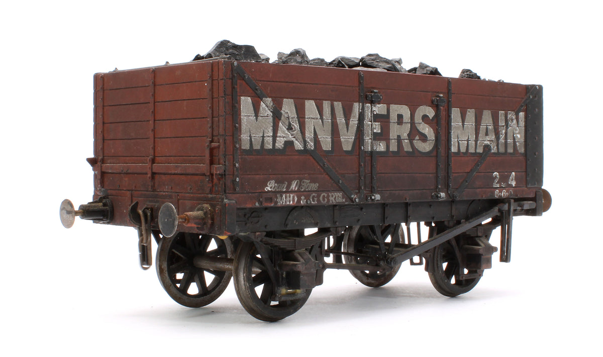 Pre-Owned Kit Built 7 Plank Wagon 'Manversmain' No.94 (Unboxed) - Weathered