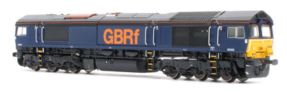 RT-N66-DRG-302DCC Class 66 66302 GBRf (ex-DRS Plain) Diesel Locomotive - DCC Sound