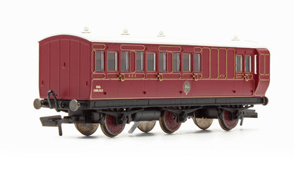 Pre-Owned NBR 6 Wheel Coach Unclassed (Brake 3rd) Coach No.472 (Fitted Lights)