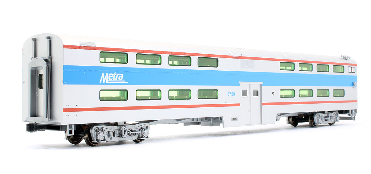 Pre-Owned Bi Level Passenger Cab Coach Chicago Metra #8750