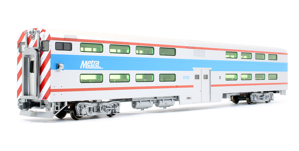 Pre-Owned Bi Level Passenger Cab Coach Chicago Metra #8750