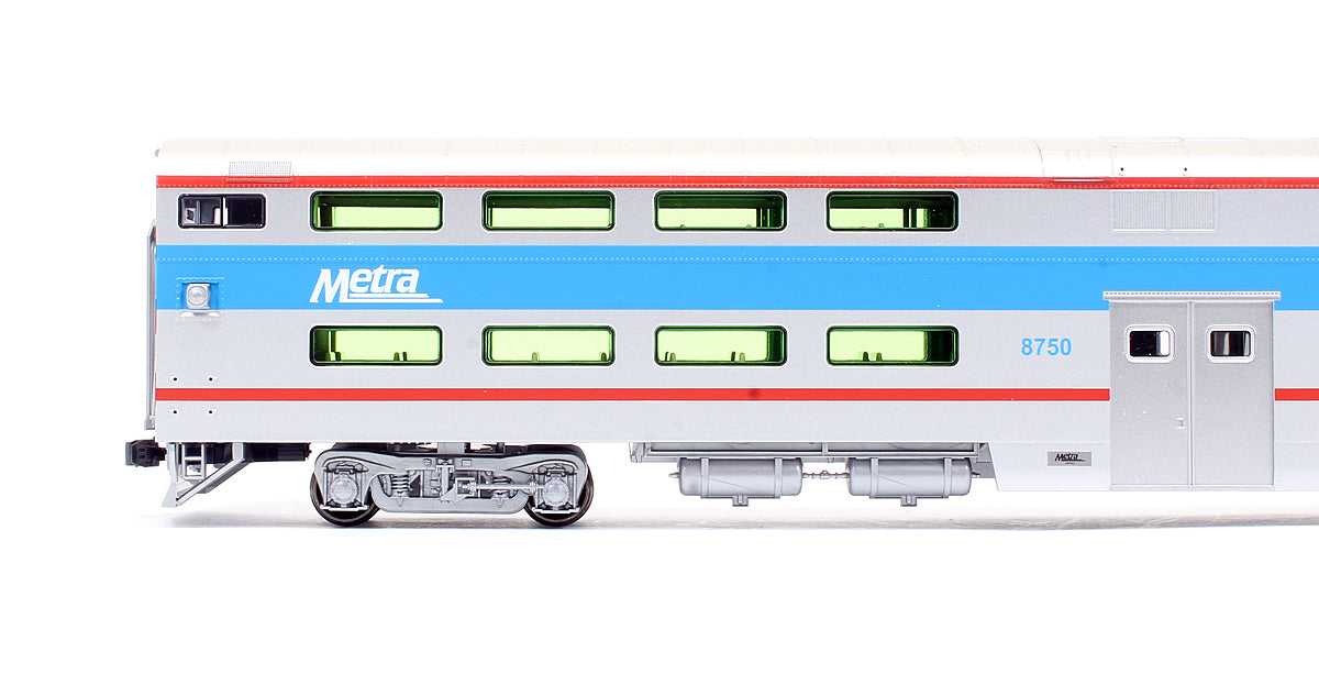 Pre-Owned Bi Level Passenger Cab Coach Chicago Metra #8750