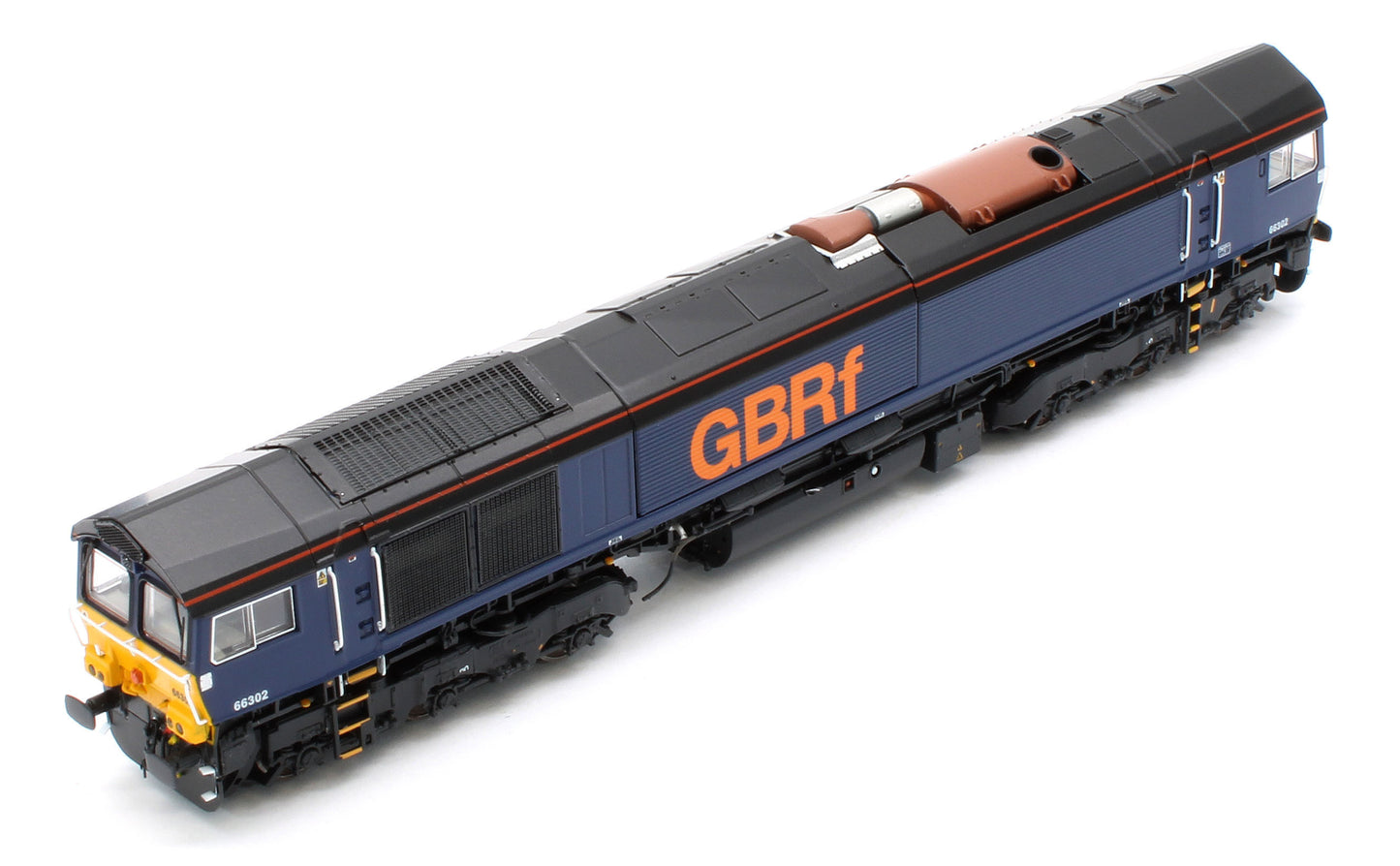 RT-N66-DRG-302DCC Class 66 66302 GBRf (ex-DRS Plain) Diesel Locomotive - DCC Sound