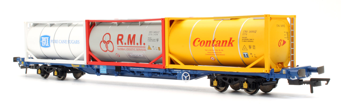 Pre-Owned R6957 KFA Wagon 3 x 20ft Tanktainers No.93437