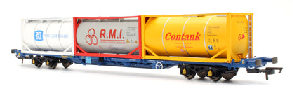 Pre-Owned R6957 KFA Wagon 3 x 20ft Tanktainers No.93437