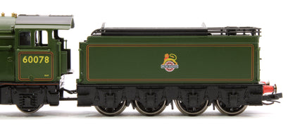 BR Class A3 4-6-2 60078 'Night Hawk' Steam Locomotive - DCC Sound Fitted