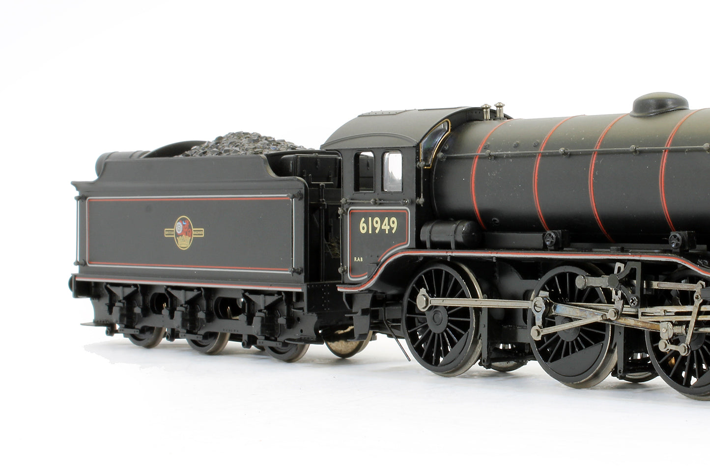 Pre-Owned K3 61949 BR Lined Black Late Crest Stepped Tender Steam Locomotive