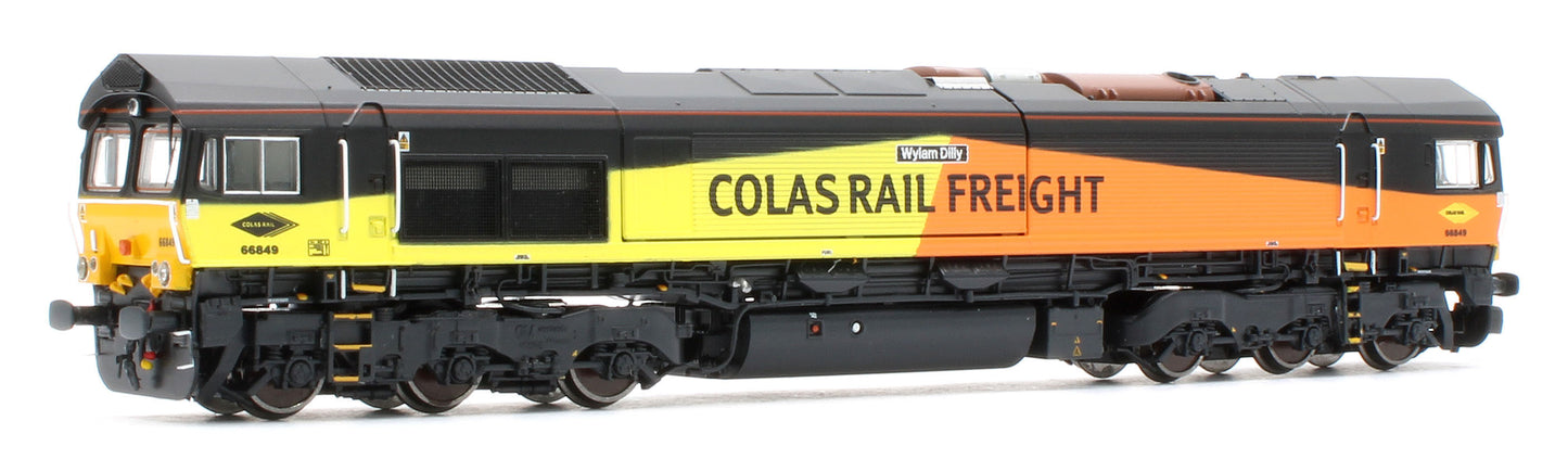 RT-N66-CO-849DCC Class 66 66849 'Wylam Dilly' Colas Diamond Logo Diesel Locomotive - DCC Sound