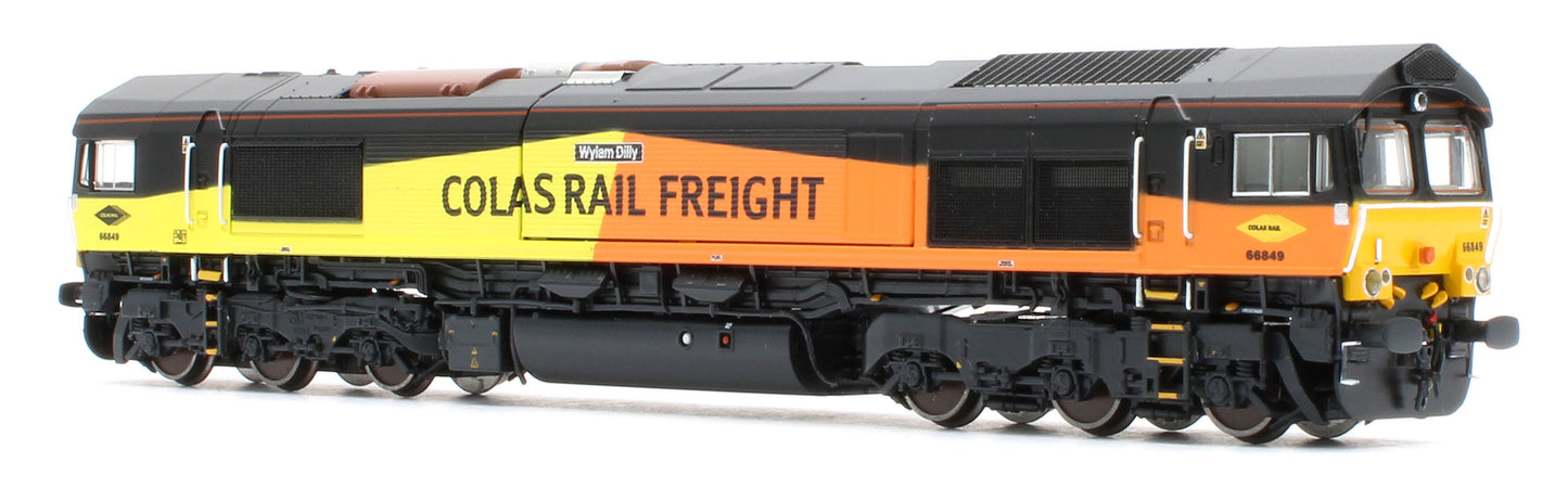 RT-N66-CO-849DCC Class 66 66849 'Wylam Dilly' Colas Diamond Logo Diesel Locomotive - DCC Sound