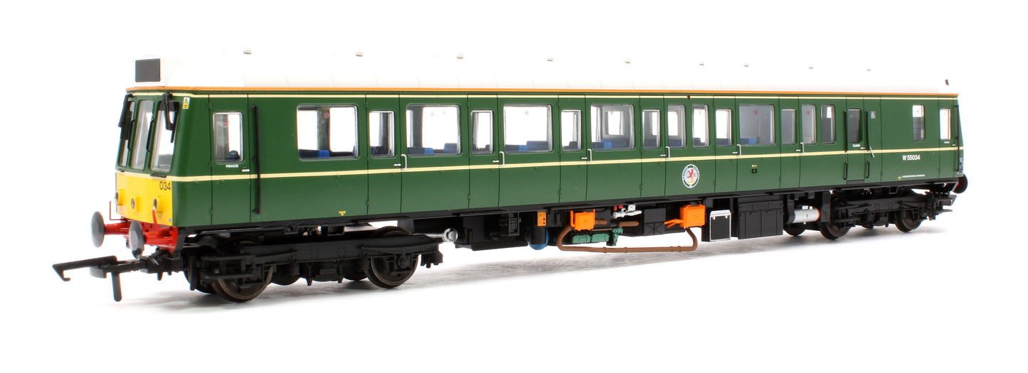 Pre-Owned Class 121 Bubble Car Chiltern Green Small Yellow Panels 121034 Diesel Locomotive - DCC Sound