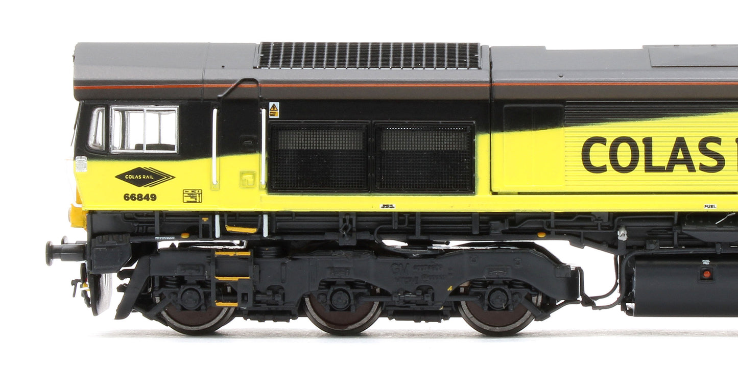 RT-N66-CO-849DCC Class 66 66849 'Wylam Dilly' Colas Diamond Logo Diesel Locomotive - DCC Sound