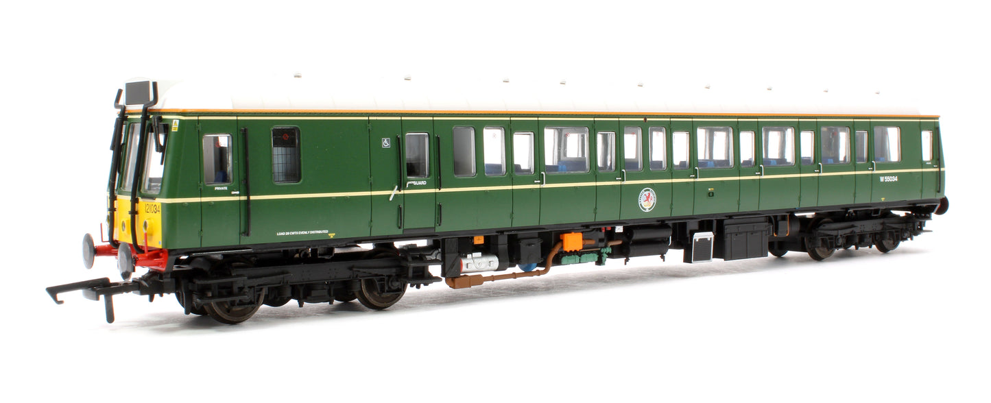 Pre-Owned Class 121 Bubble Car Chiltern Green Small Yellow Panels 121034 Diesel Locomotive - DCC Sound