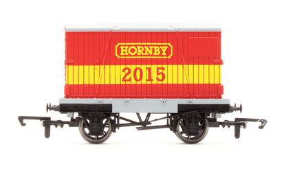 Pre-Owned Hornby 2015 Wagon - Conflat & Container