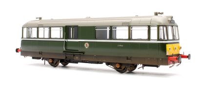 Waggon & Maschinenbau (W&M) Diesel Railbus BR Green E79960 (small yellow panels) - Weathered