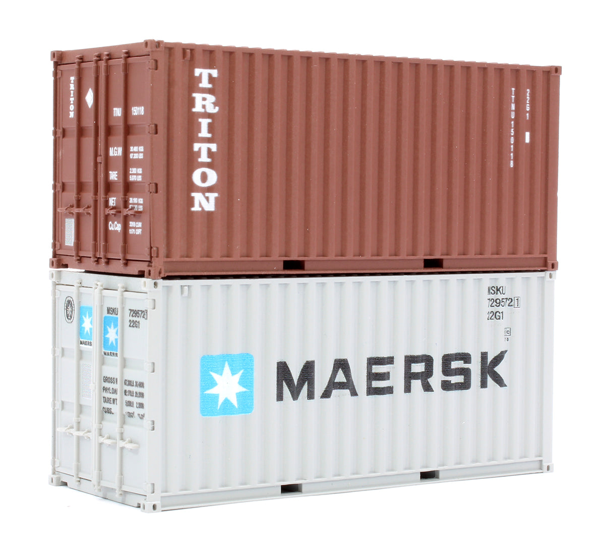 Pre-Owned 20ft Container Twin Pack - Maersk & Triton
