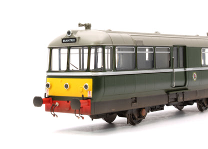 Waggon & Maschinenbau (W&M) Diesel Railbus BR Green E79960 (small yellow panels) - Weathered