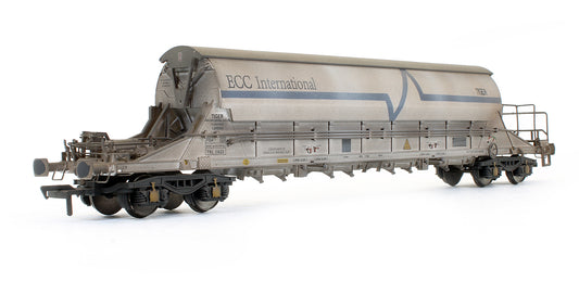 Pre-Owned PBA Tiger Wagon TRL 11623 ECC International White (Weathered)