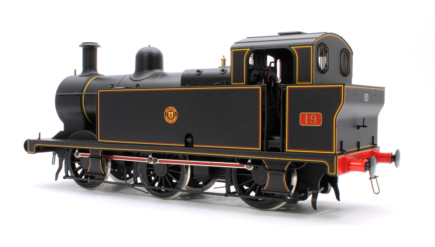 Class 3F Jinty NCC Black  0-6-0 Tank Locomotive No.19 DCC Fitted