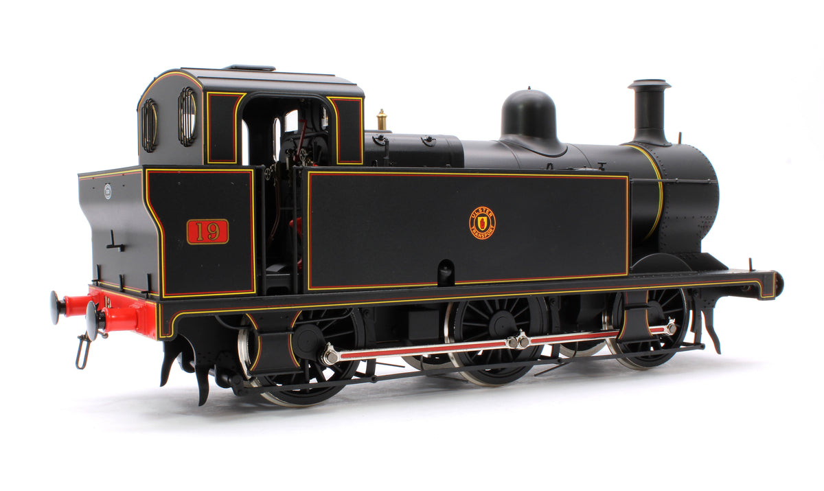 Pre-Owned Class 3F Jinty NCC Black 0-6-0 Tank Locomotive No.19