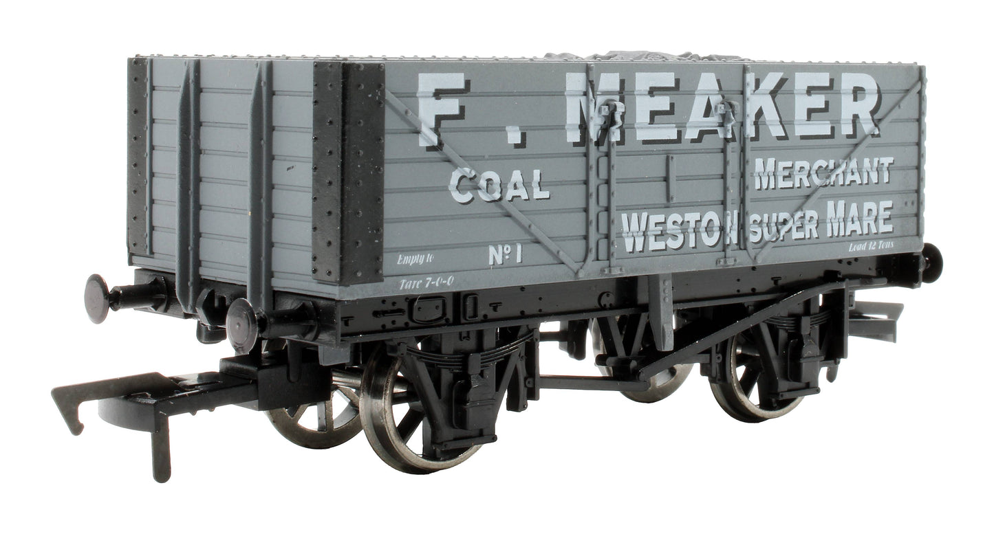 Pre-Owned 7 Plank Wagon 'F. Meaker Coal Merchant' (Limited Run for Burnham & District MRC)
