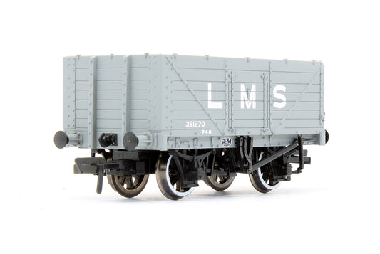 Pre-Owned 7 Plank End Door Wagon LMS Grey