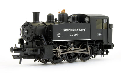USA Class 0-6-0T 1968 US army Transport Corps Black (Exclusive Edition) Steam Locomotive
