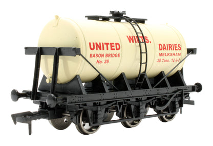 Pre-Owned United Dairies 'Wilts' 6 Wheel Tank Wagon No.25 - Limited Edition