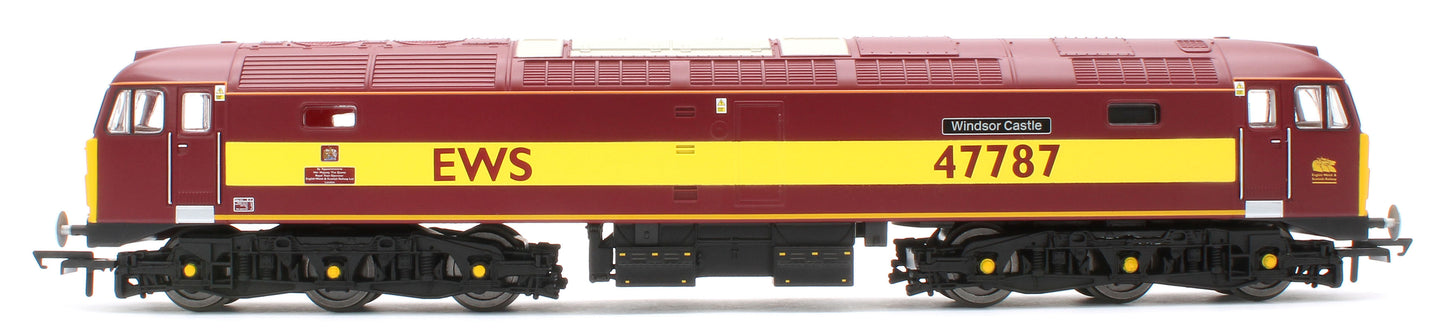 R30541TXS RailRoad Class 47/7 EWS 47787 'Windsor Castle' Diesel Locomotive - DCC Sound