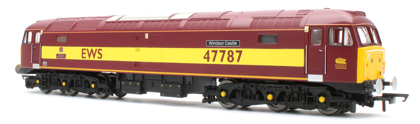 R30541TXS RailRoad Class 47/7 EWS 47787 'Windsor Castle' Diesel Locomotive - DCC Sound