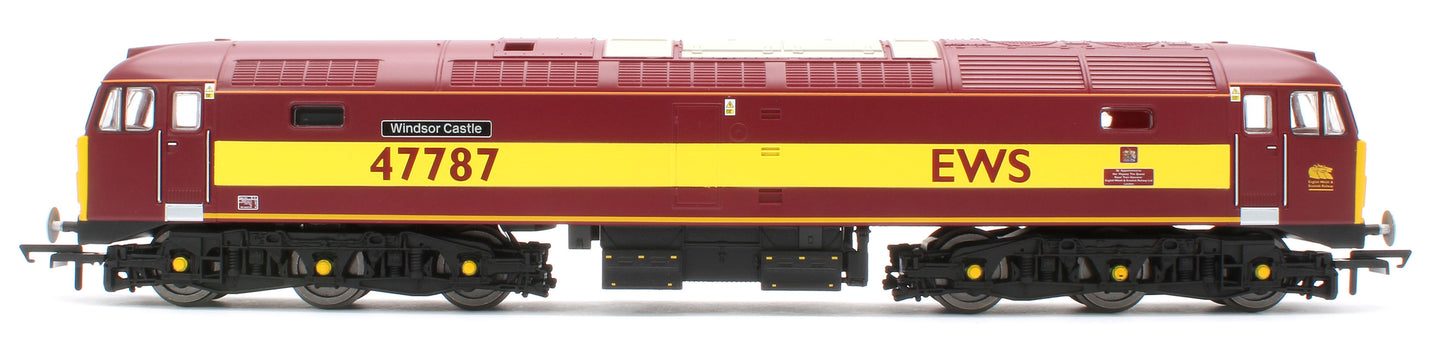 R30541TXS RailRoad Class 47/7 EWS 47787 'Windsor Castle' Diesel Locomotive - DCC Sound