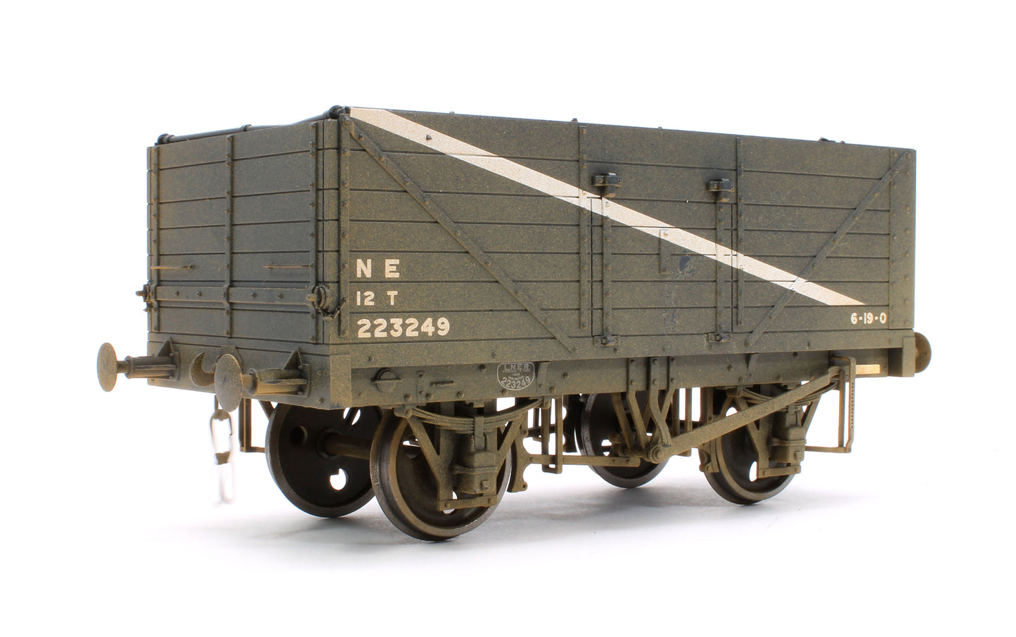 Pre-Owned Kit Built NE 12T 7 Plank Wagon No.223249 (Unboxed) - Weathered