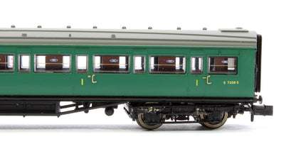 Pre-Owned 2P-012-303 Maunsell Coach BR 1st Class SR Green 7208