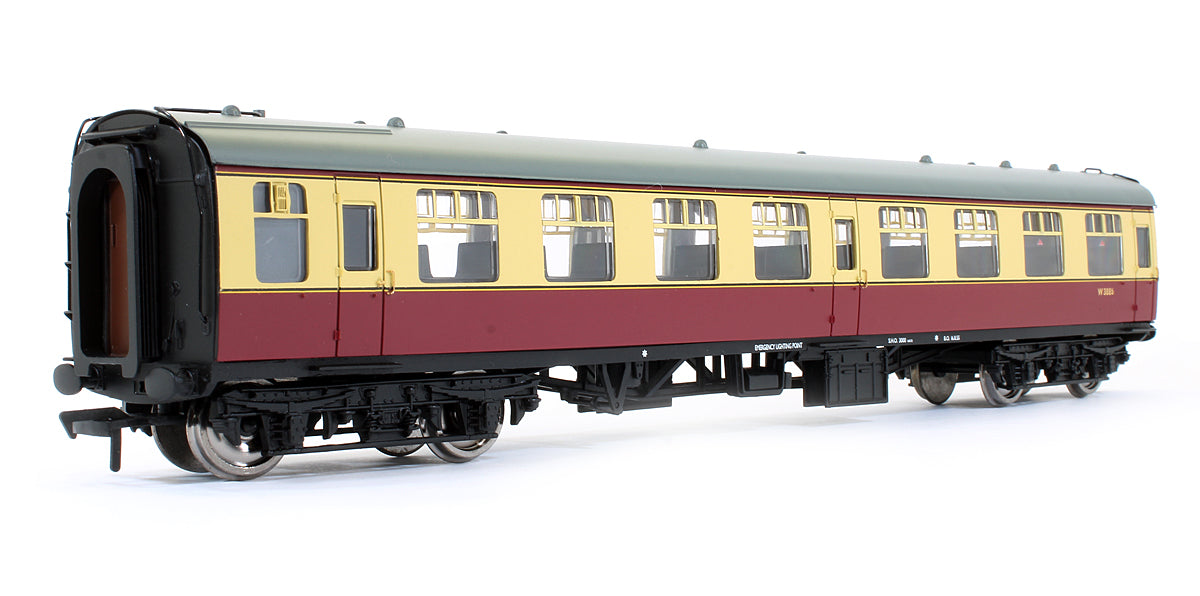 Pre-Owned BR MK1 Second Open SO Coach Crimson & Cream 'W3885'