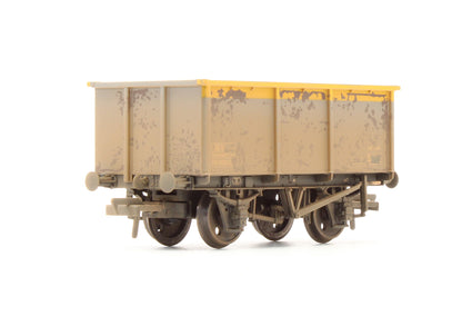 Pre-Owned Set of 3 - 27T Steel Tippler Wagons BR Grey & Yellow - Weathered - Exclusive Edition