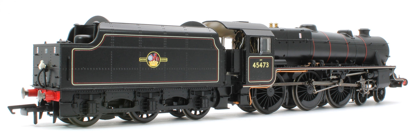 R30475SS Class 5MT 'Black Five' 4-6-0 BR Black Late Crest 45473 Steam Locomotive - DCC Sound & Smoke