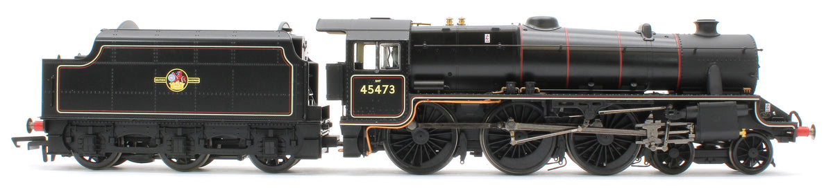 R30475SS Class 5MT 'Black Five' 4-6-0 BR Black Late Crest 45473 Steam Locomotive - DCC Sound & Smoke