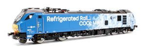 Class 88 'Aurora' 88010 DRS Refrigerated Rail Electro-Diesel Locomotive (DCC Fitted & Working Pantograph)