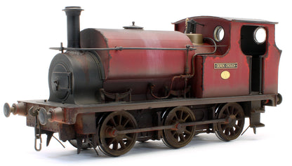 Bespoke Weathered Hudswell Clarke 'Derek Crouch' 0-6-0 Tank Maroon Steam Locomotive - Deluxe Finish, Namplate Added, Works Plate Added