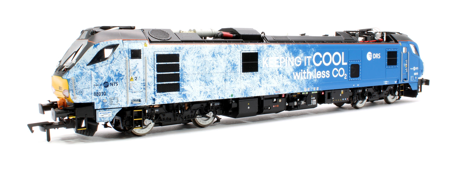 Class 88 'Aurora' 88010 DRS Refrigerated Rail Electro-Diesel Locomotive (DCC Sound & Working Pantograph)