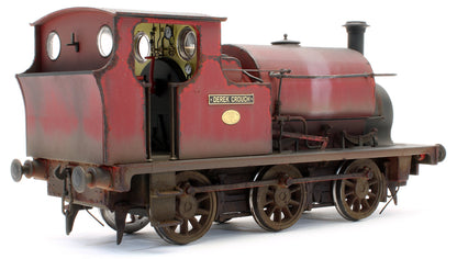 Bespoke Weathered Hudswell Clarke 'Derek Crouch' 0-6-0 Tank Maroon Steam Locomotive - Deluxe Finish, Namplate Added, Works Plate Added