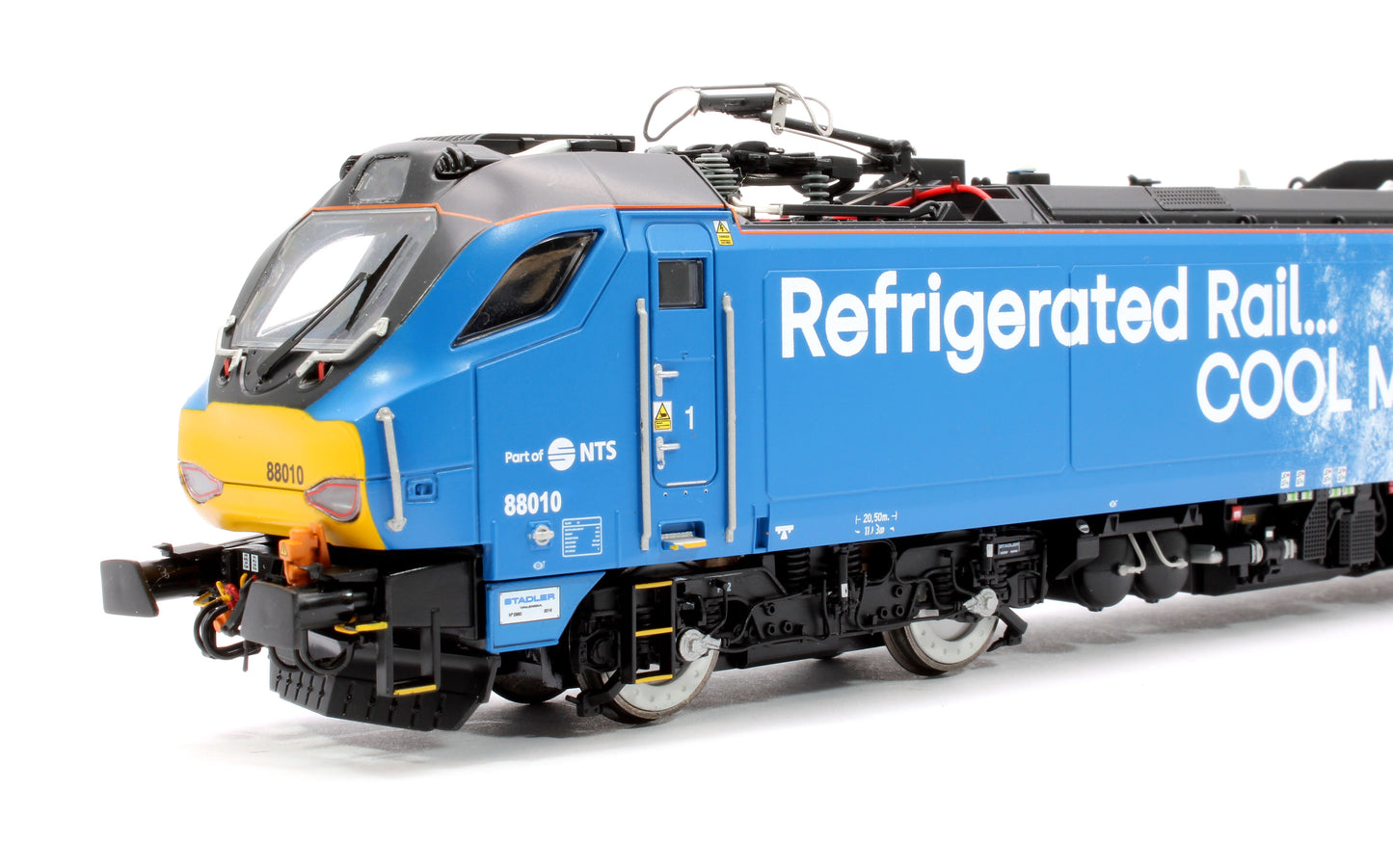 Class 88 'Aurora' 88010 DRS Refrigerated Rail Electro-Diesel Locomotive (DCC Fitted & Working Pantograph)