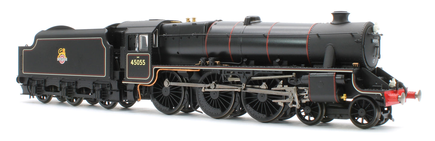 R30484 Class 5MT 'Black Five' 4-6-0 BR Black Early Emblem 45055 Steam Locomotive