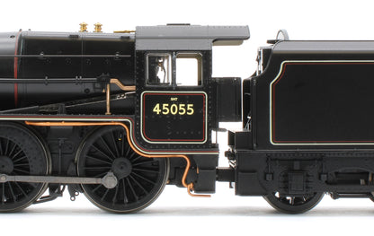 R30484 Class 5MT 'Black Five' 4-6-0 BR Black Early Emblem 45055 Steam Locomotive