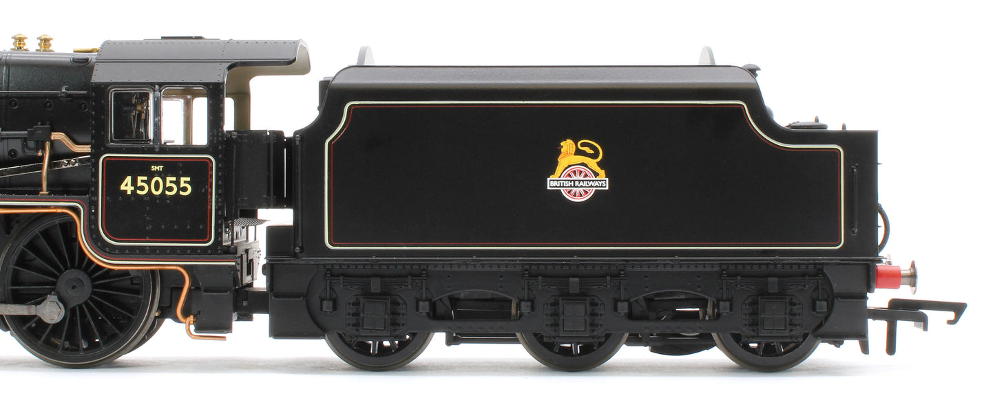 R30484 Class 5MT 'Black Five' 4-6-0 BR Black Early Emblem 45055 Steam Locomotive