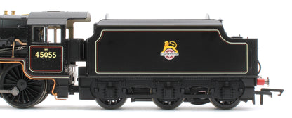 R30484 Class 5MT 'Black Five' 4-6-0 BR Black Early Emblem 45055 Steam Locomotive