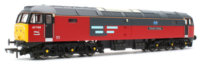 R30543 RailRoad Class 47/7 RES 47749 'Atlantic College' Diesel Locomotive