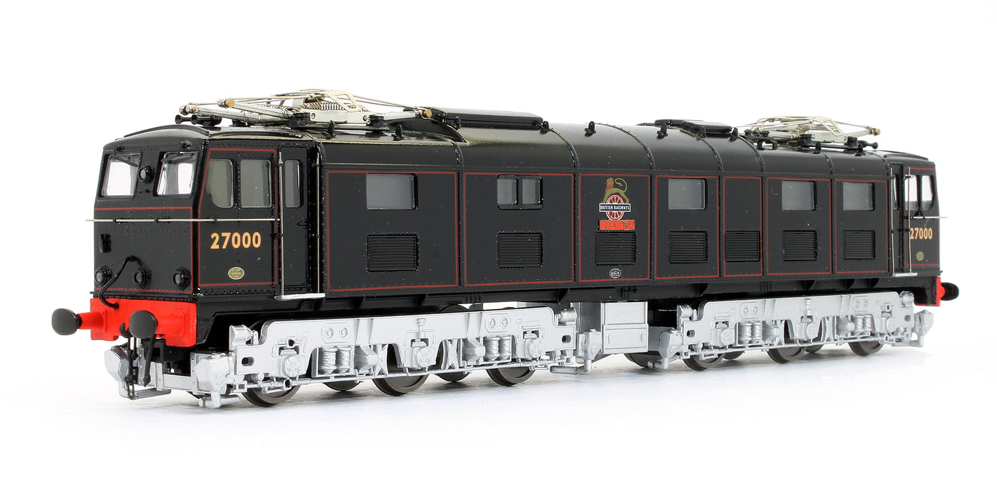 Pre-Owned EM2 E27000 BR Black Early Emblem (Glossy Finish) Electric Locomotive (Exclusive Edition)