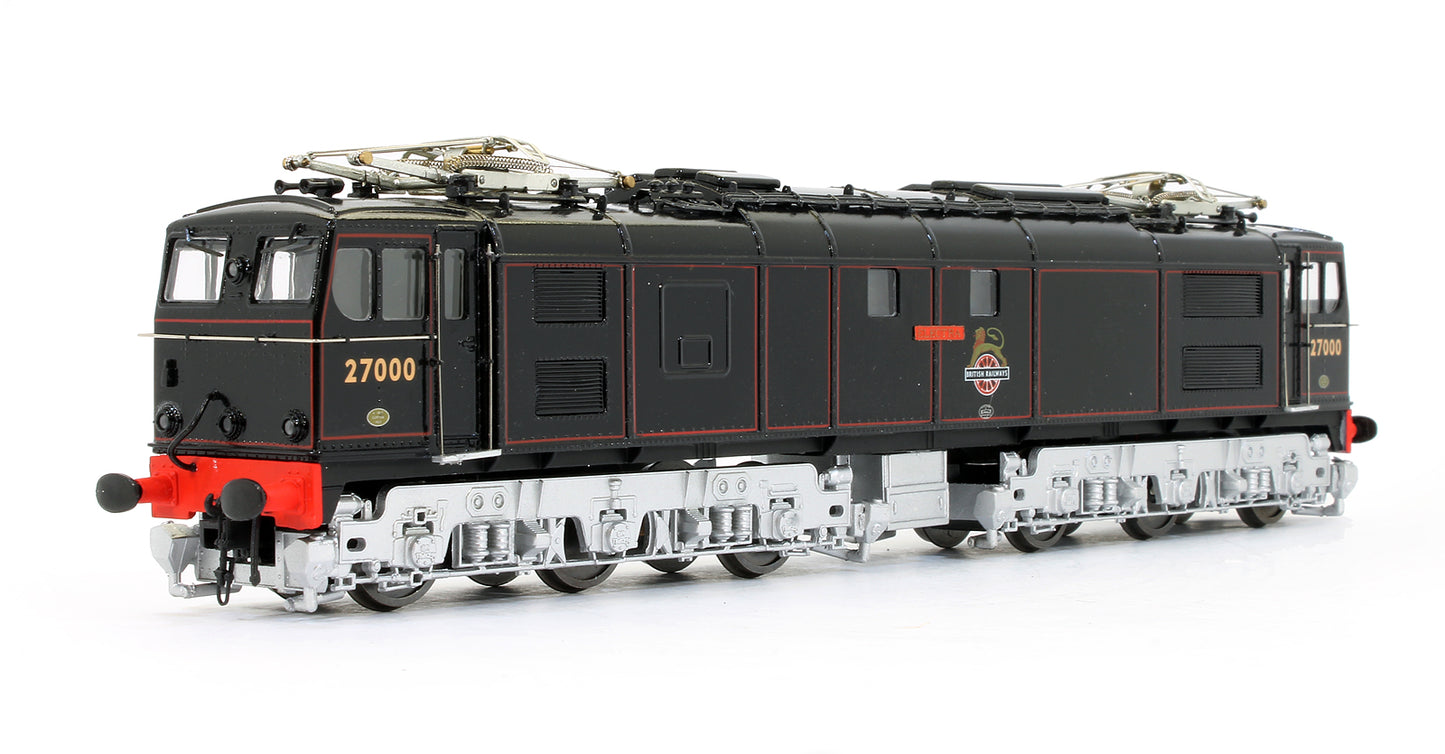 Pre-Owned EM2 E27000 BR Black Early Emblem (Glossy Finish) Electric Locomotive (Exclusive Edition)