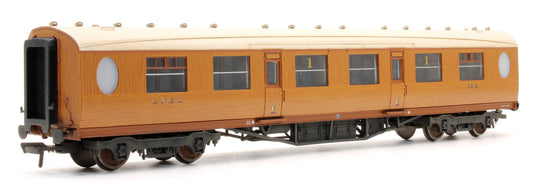 Pre-Owned Thompson 1st Class Corridor Coach LNER Teak - Custom Weathered
