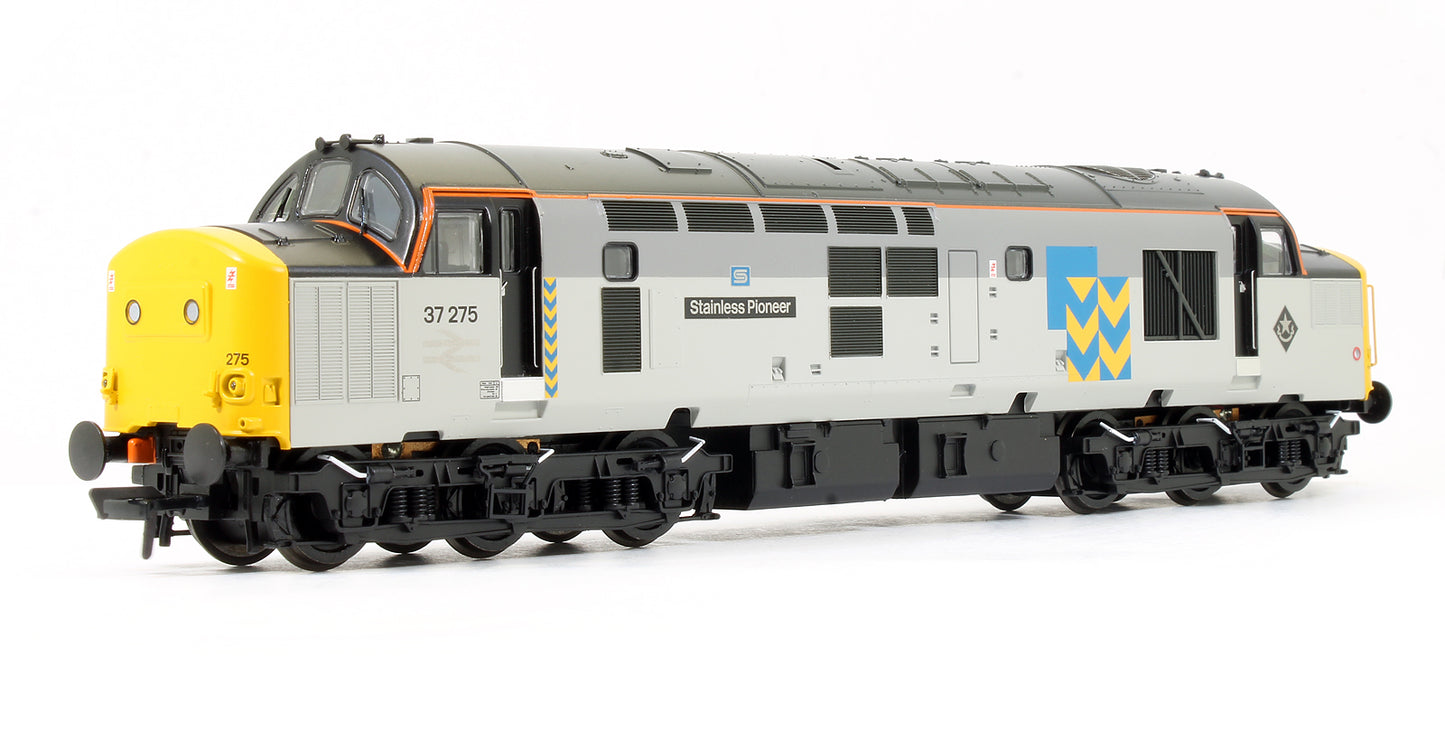 Pre-Owned Class 37/0 37275 'Stainless Pioneer' BR Railfreight Metals Sector Diesel Locomotive (Regional Exclusive)